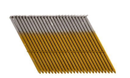 2-3/8" x 0.113 BRIGHT 28-DEGREE CLIPPED HEAD DIAMOND POINT WIRE STRIP